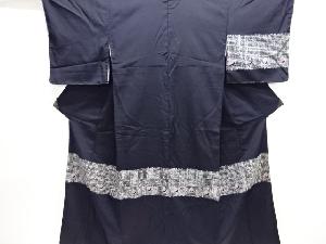 大正ロマン　横段に抽象模様お召し着物